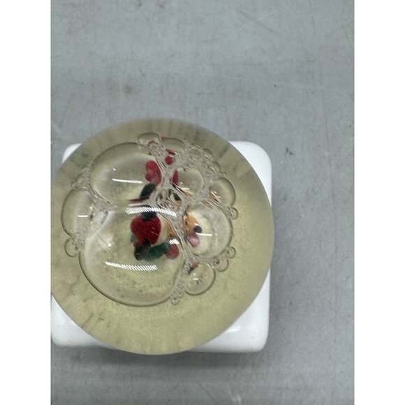 Christmas Disney 2002 Mickey Mouse Snow Globe Red Brick Base READ - Picture 5 of 6